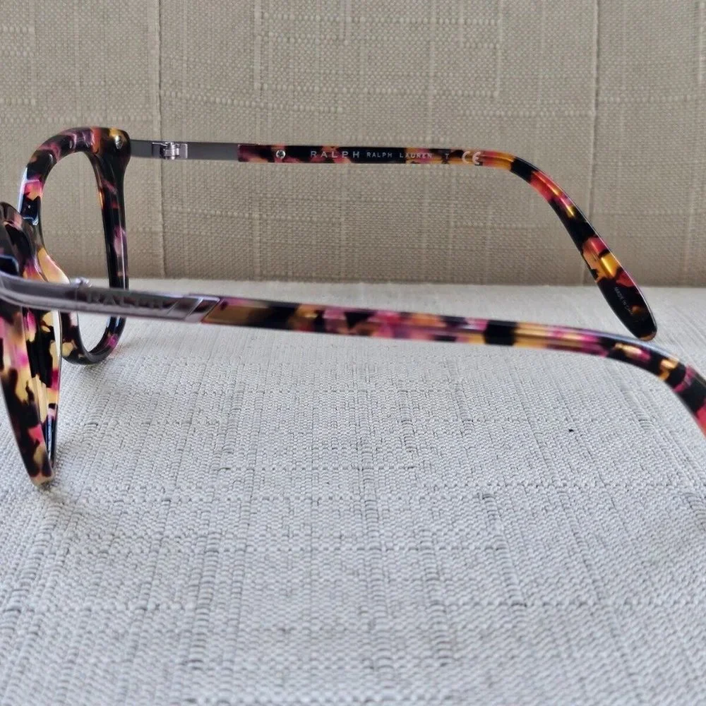 Ralph Lauren Women Sunglasses/Eyeglasses Frame Purple Tortoise RA52-3 Glasses - Picture 8 of 12